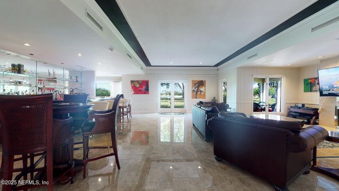 Interior, Living room, Recessed Lighting