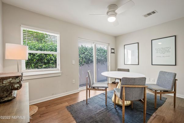Dining room, Interior, Wood Texture Flooring