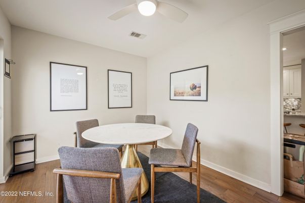 Dining room, Interior, Wood Texture Flooring
