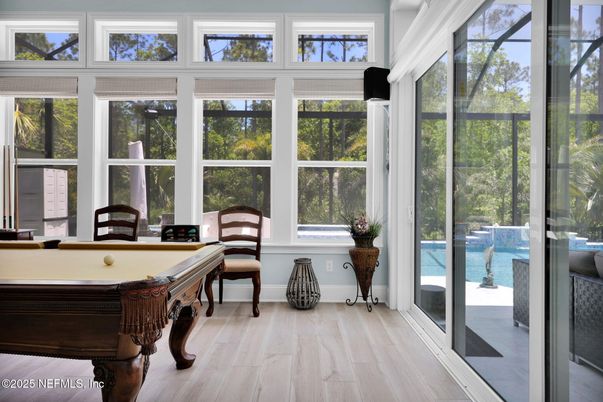 Interior, Sun Room, Wood Texture Flooring