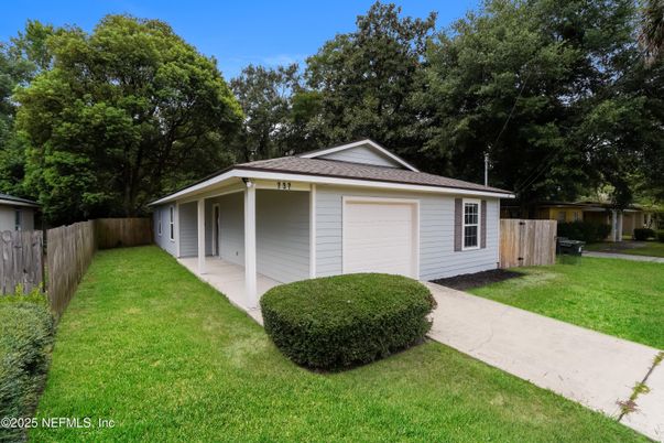 Backyard, Detached Garage, Exterior