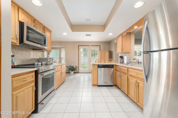 Interior, Kitchen, Recessed Lighting, Stainless Steel Appliances