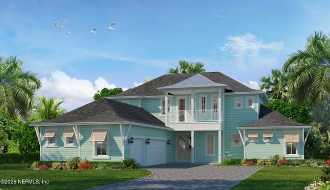 Attached, Exterior, Facade, French Provincial