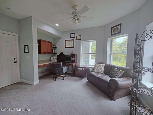 Home Office, Interior, Recessed Lighting