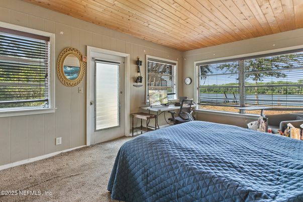 Bedroom, Home Office, Interior, Wooden Ceilings