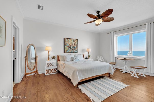 Bedroom, Interior, Water, Wood Texture Flooring