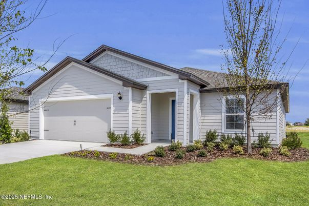 Attached, Exterior, Facade, Ranch