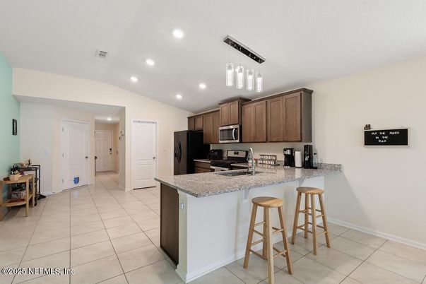 Interior, Kitchen, Pendant Lights, Recessed Lighting