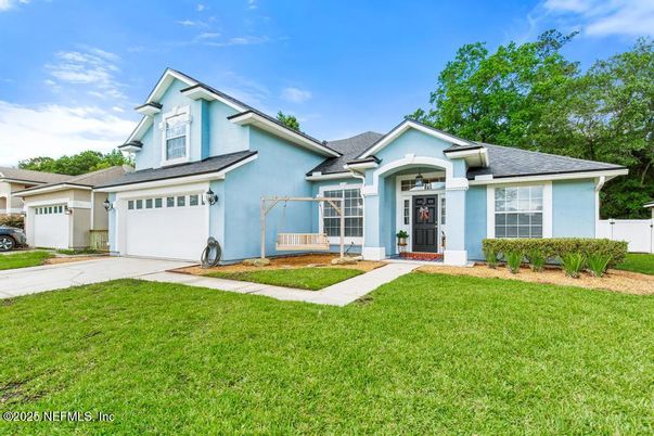 Attached, Backyard, Exterior, Facade, Farmhouse