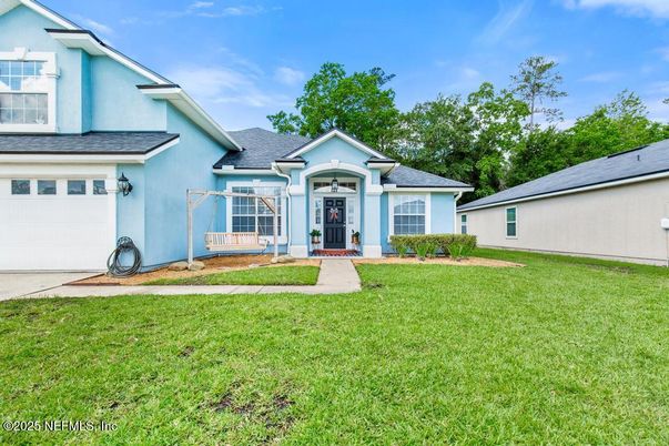 Attached, Backyard, Exterior, Facade, Ranch