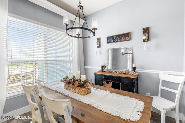 Dining room, Interior, Pendant Lights