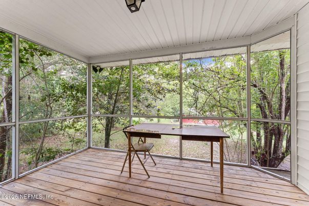 Interior, Sun Room, Wood Texture Flooring
