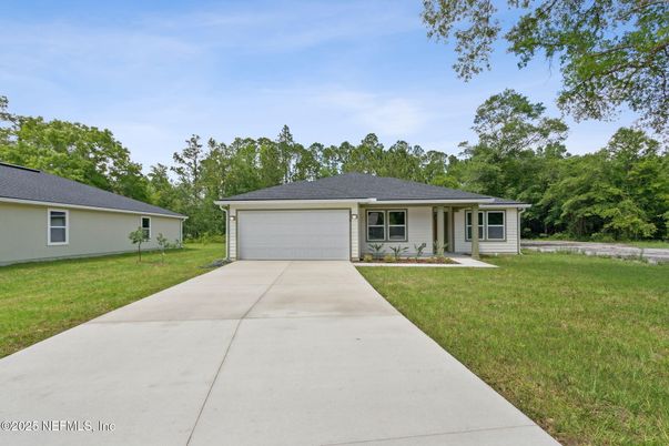 Attached, Backyard, Exterior, Facade, Ranch