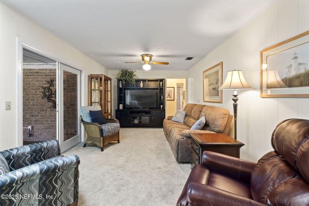Interior, Living room, Stone Walls