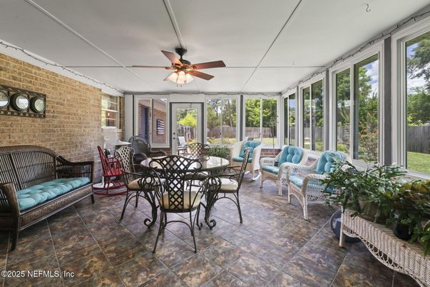Dining room, Interior, Stone Walls, Sun Room
