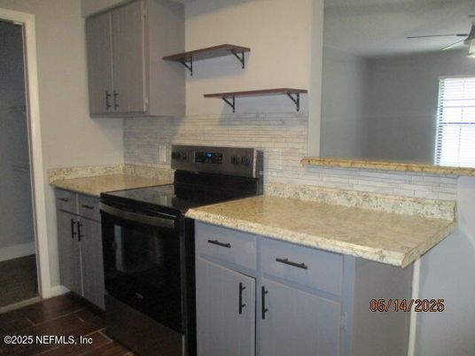 Interior, Kitchen, Wood Texture Flooring