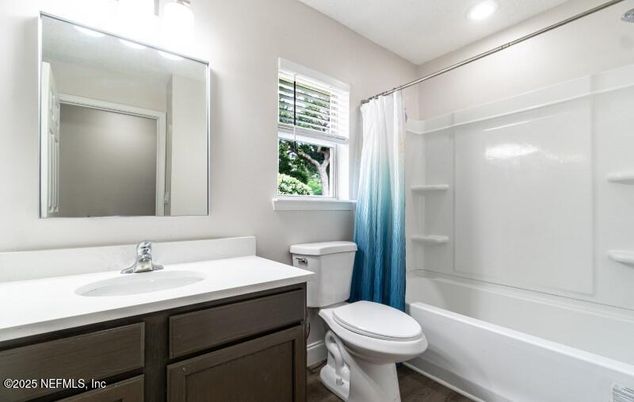 Bathroom, Interior, Recessed Lighting, Wood Texture Flooring