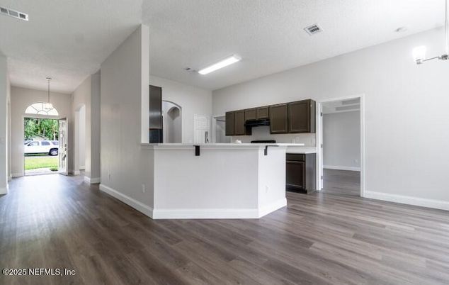 Interior, Kitchen, Pendant Lights, Wood Texture Flooring
