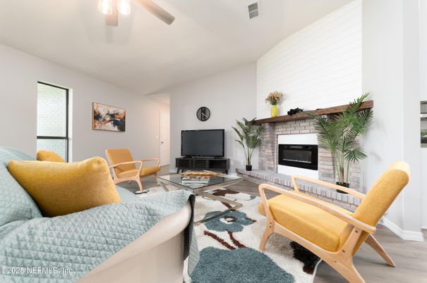 Fireplace, Interior, Living room, Wood Texture Flooring