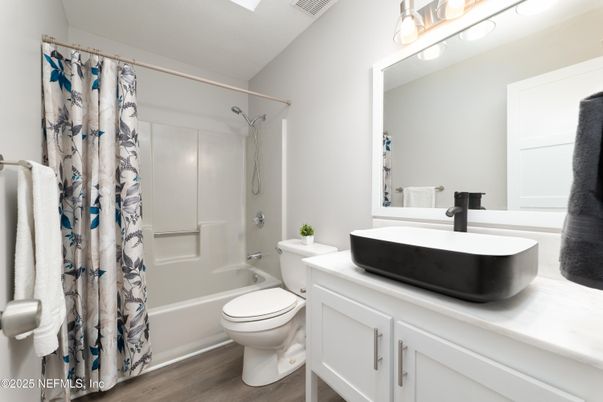 Bathroom, Interior, Wood Texture Flooring