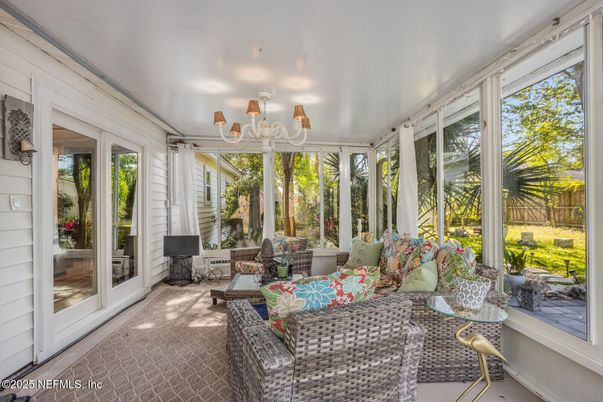 Chandelier, Interior, Living room, Sun Room
