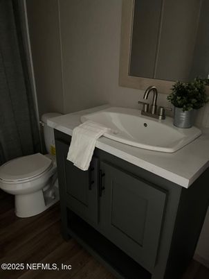 Bathroom, Interior, Wood Texture Flooring