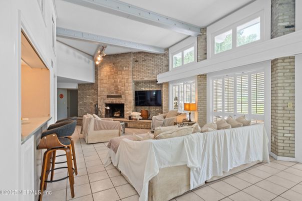 Fireplace, Interior, Living room, Stone Walls