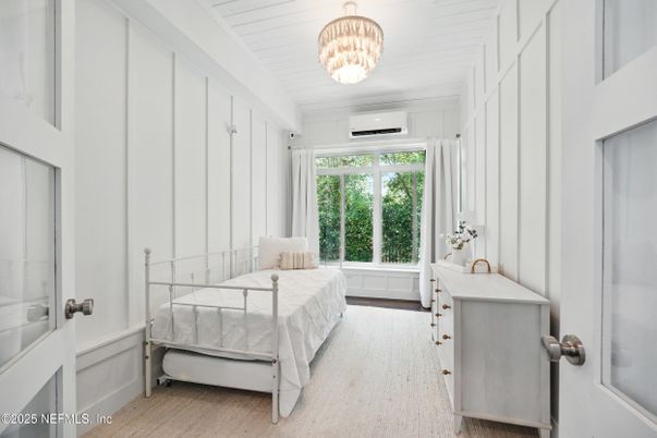 Bedroom, Chandelier, Interior