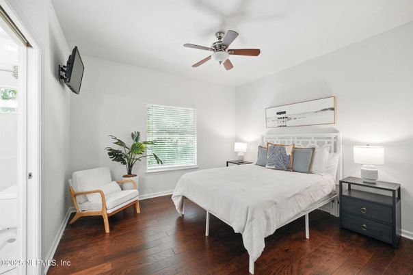 Bedroom, Interior, Wood Texture Flooring