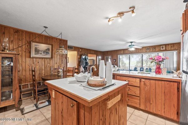 Interior, Kitchen, Wooden Walls