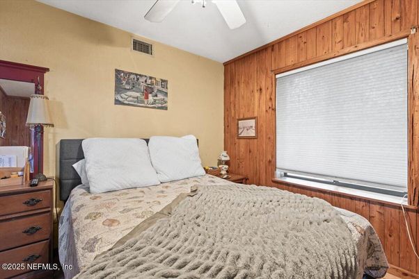 Bedroom, Interior, Wooden Walls