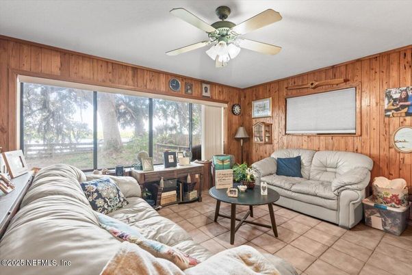 Interior, Living room, Wooden Walls
