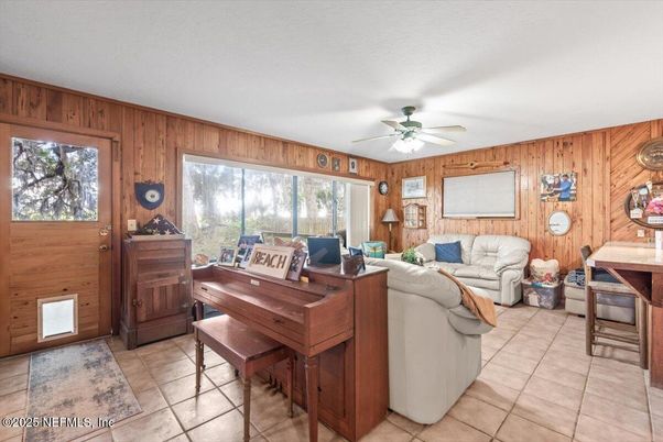 Interior, Living room, Piano, Wooden Walls
