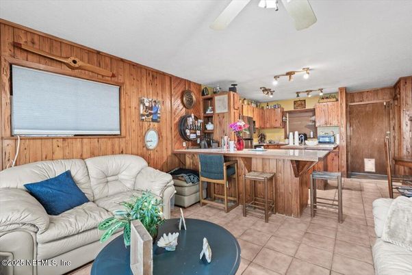 Interior, Kitchen, Living room, Wooden Walls