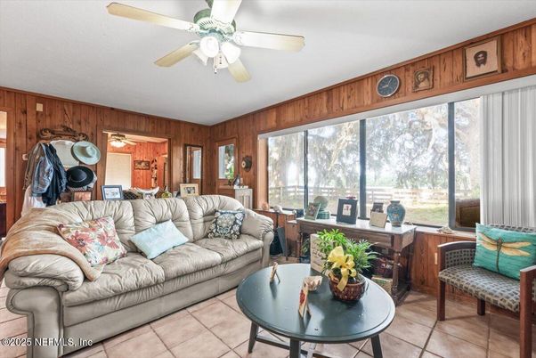 Interior, Living room, Wooden Walls