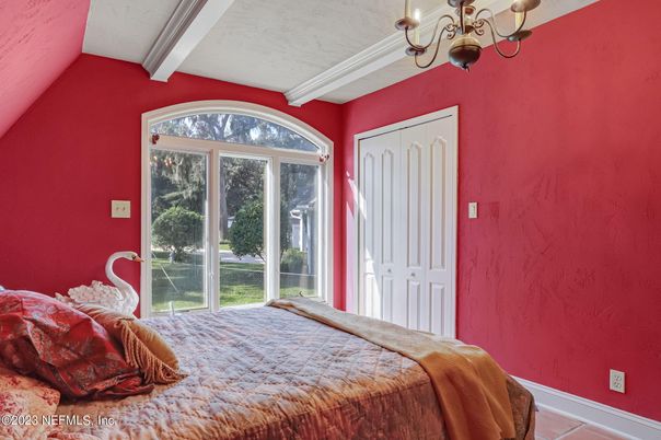 Bedroom, Chandelier, Interior