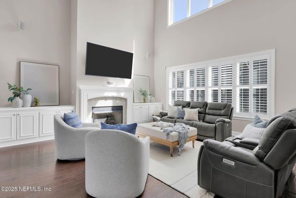Fireplace, Interior, Living room, Wood Texture Flooring