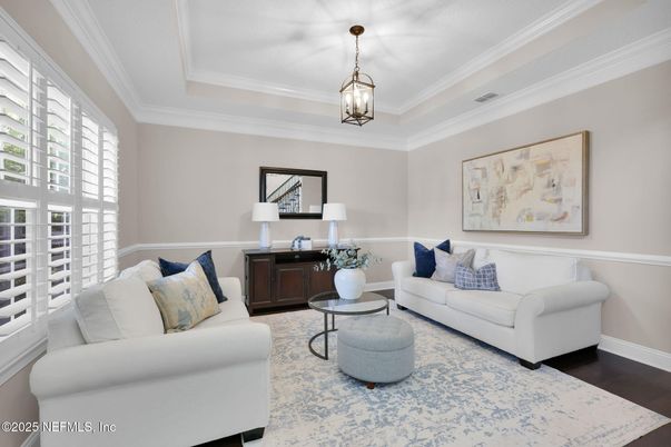 Interior, Living room, Pendant Lights, Wood Texture Flooring
