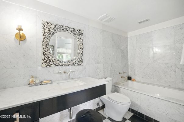 Bathroom, Interior, Marble, Marble Walls