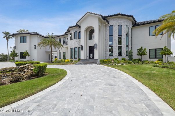 Backyard, Exterior, Facade, Mediterranean