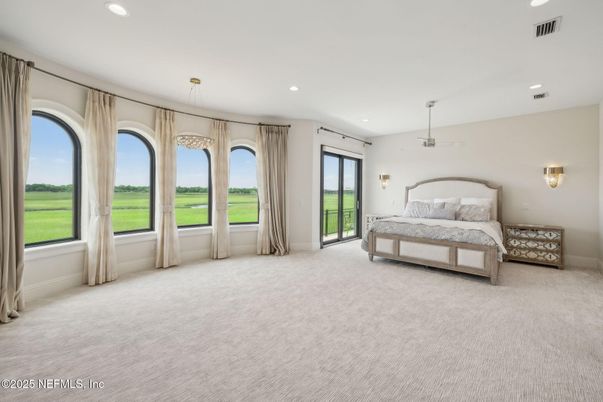 Bedroom, Interior, Recessed Lighting