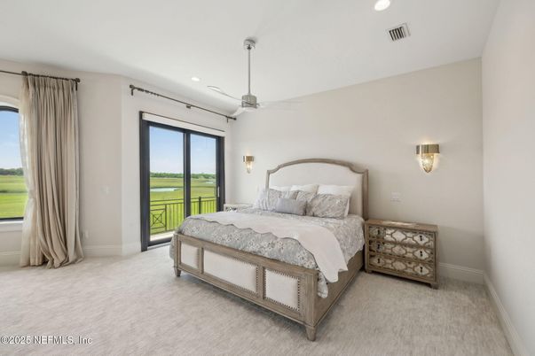Bedroom, Interior, Recessed Lighting