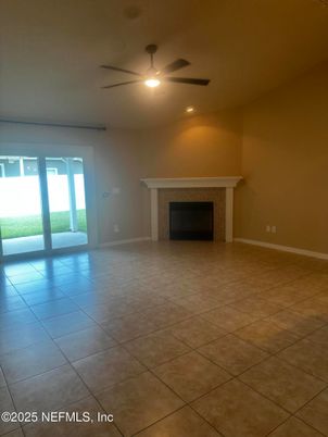 Empty room, Fireplace, Interior, Recessed Lighting