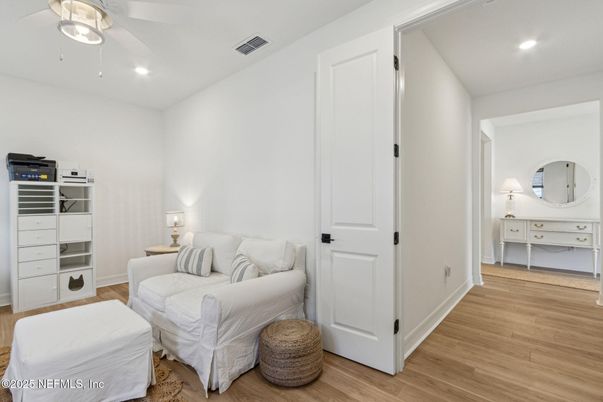 Interior, Recessed Lighting, Wood Texture Flooring