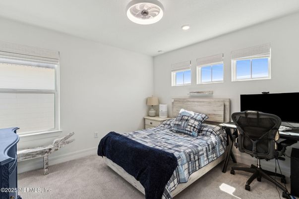 Bedroom, Home Office, Interior, Recessed Lighting