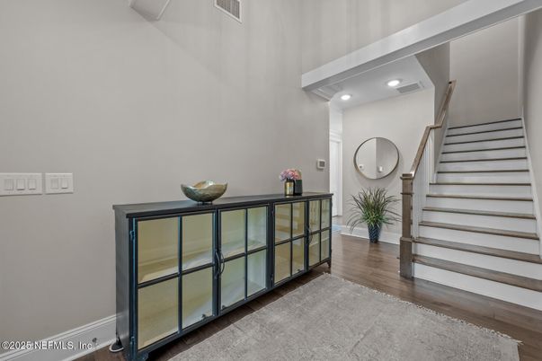 Interior, Recessed Lighting, Wood Texture Flooring
