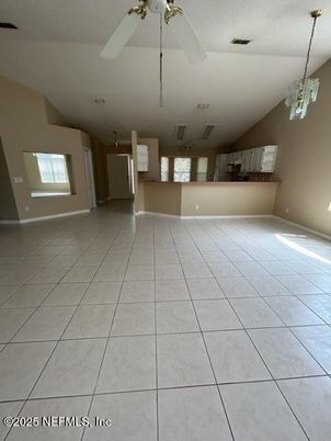 Empty room, Interior, Pendant Lights