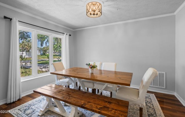 Dining room, Interior, Wood Texture Flooring