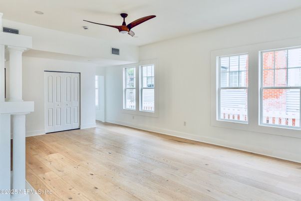 Empty room, Interior, Wood Texture Flooring