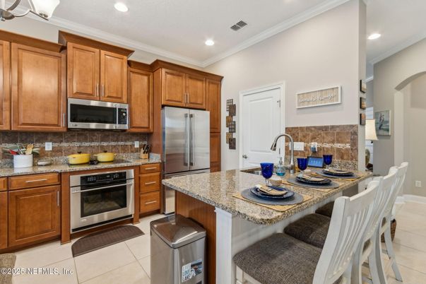 Interior, Kitchen, Recessed Lighting, Stainless Steel Appliances